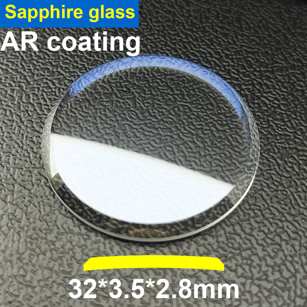 Sapphire Watch Crystal Double Domed - 32*3,5*2,8 mm Podwójne szkło szafirowe w