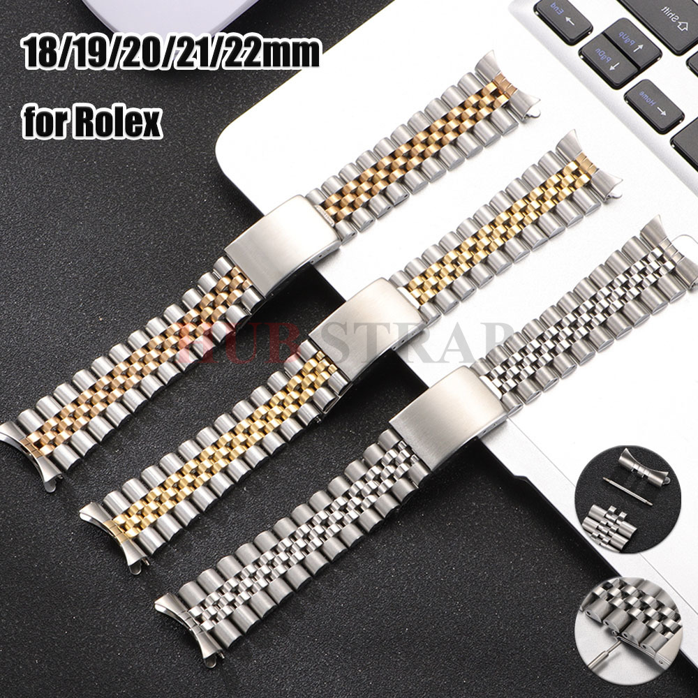 Solid Stainless Steel Watch Bracelet Jubilee - Solidna bransoleta do zegarka ze stali