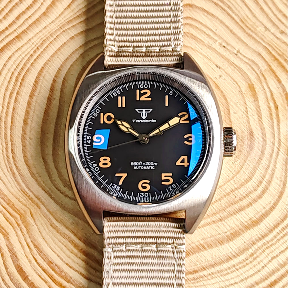 Sapphire Watch Crystal Double Domed - Tandorio AR, podwójny szkło szafirowe, 36