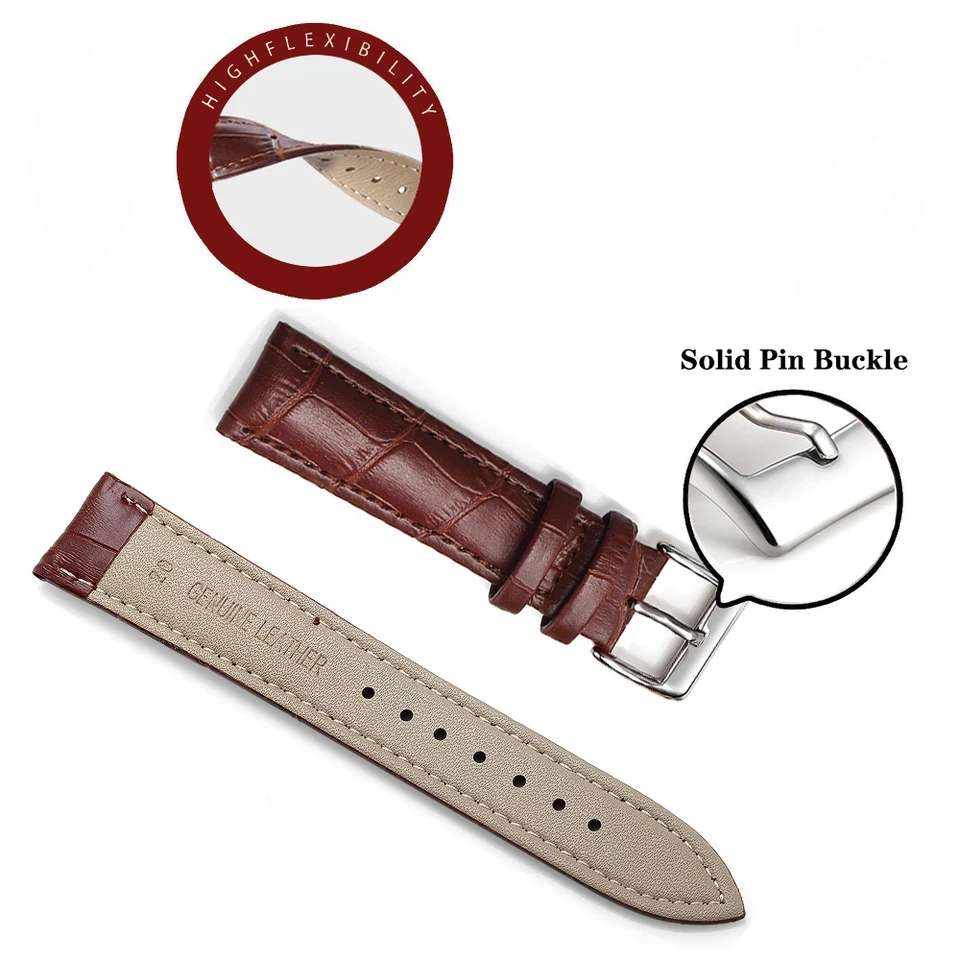 Leather Watch Strap Quick Release 20Mm 22Mm - Uniwersalny zamienny skórzany pasek do zegarka
