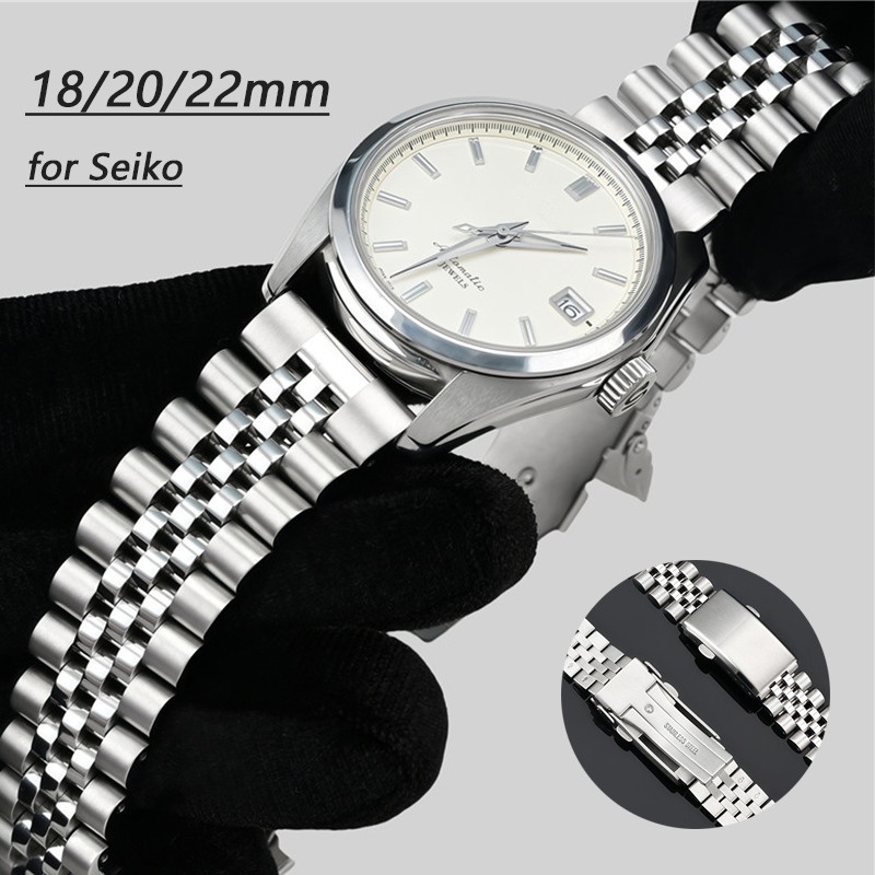 Solid Stainless Steel Watch Bracelet Jubilee - Solidny pasek ze stali nierdzewnej dla