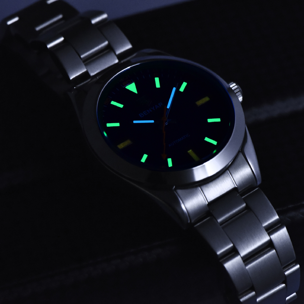 Nowe zegarki męskie marki BENY – Men Mechanical Watch Sapphire Crystal recenzja i cena