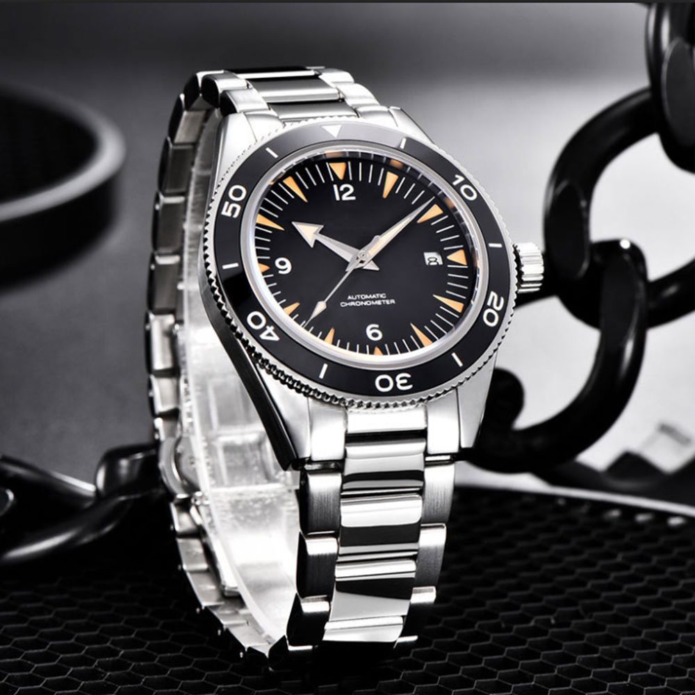 Własne logo NH35 zegarek z mec – Men Mechanical Watch Sapphire Crystal recenzja i cena