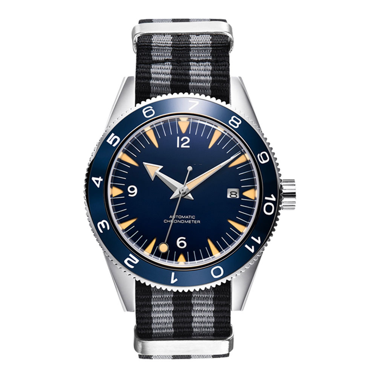 Własne logo NH35 zegarek z mec – Men Mechanical Watch Sapphire Crystal recenzja i cena
