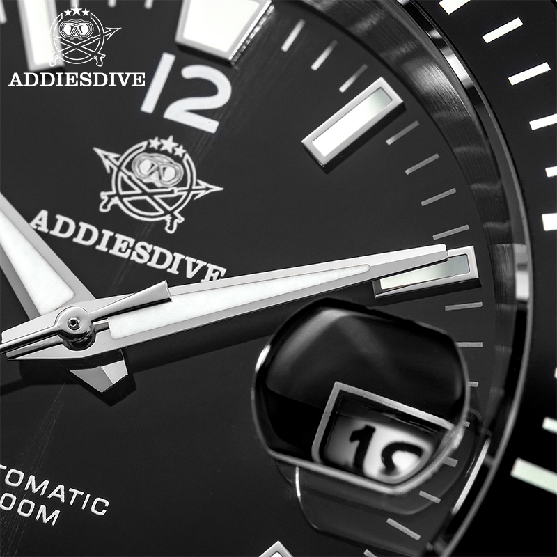 ADDIESDIVE Nowy Zegarek Nurkow – Men Mechanical Watch Sapphire Crystal recenzja i cena