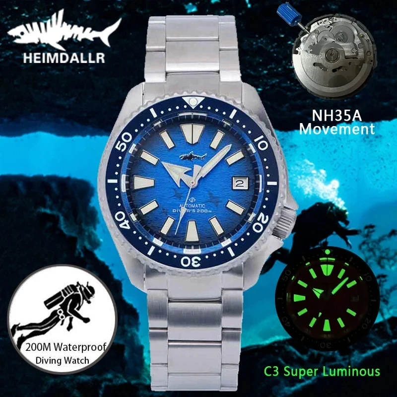 Heimdallr SKX007 Zegarki Nurko – Automatic Dive Watch 200M Nh35 Movement recenzja i cena