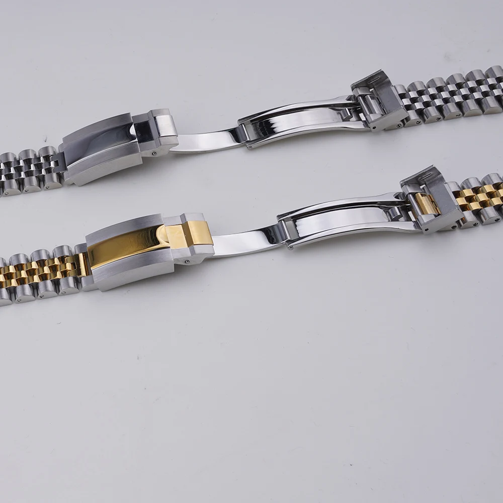 Rolamy 22mm jubileuszowy pasek – Solid Stainless Steel Watch Bracelet Jubilee recenzja i cena