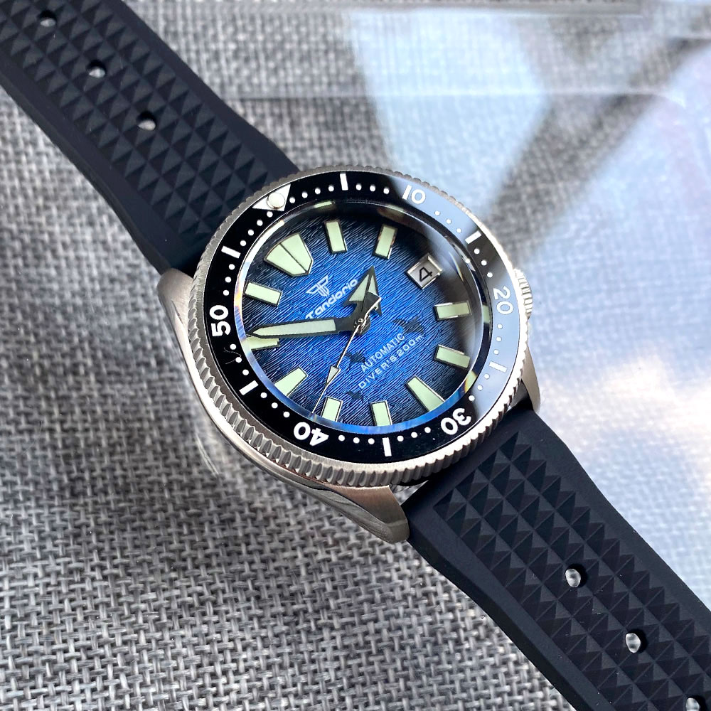 37mm Tandorio 200m nurkowanie  – Automatic Dive Watch 200M Nh35 Movement recenzja i cena