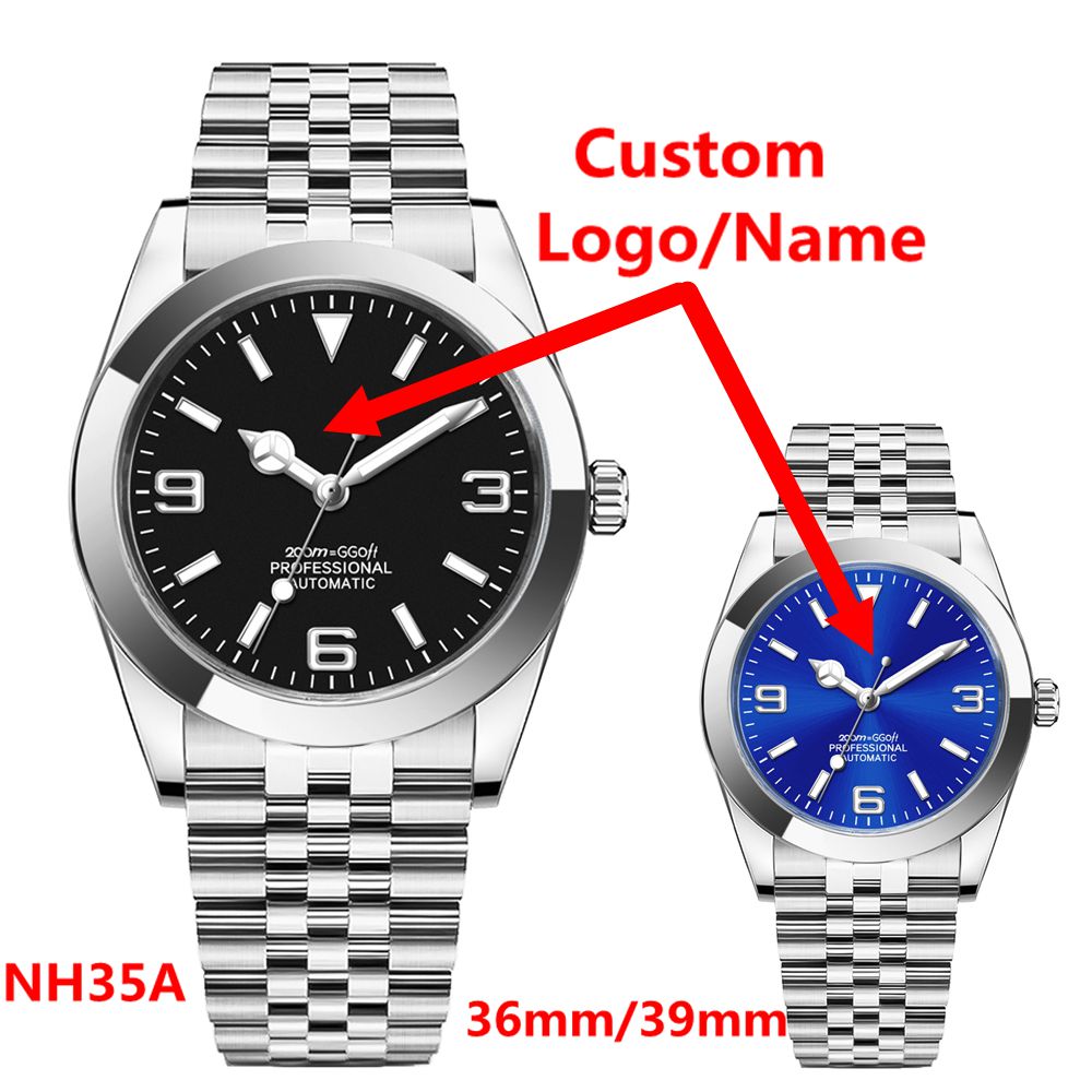 Zegarek z własnym logo, luksus – Men Mechanical Watch Sapphire Crystal recenzja i cena