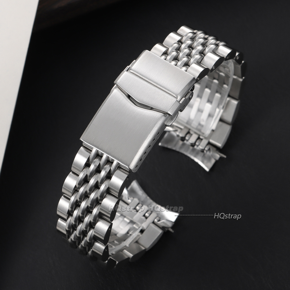 Prosty/Zakrzywiony Koniec Pase – Solid Stainless Steel Watch Bracelet Jubilee recenzja i cena
