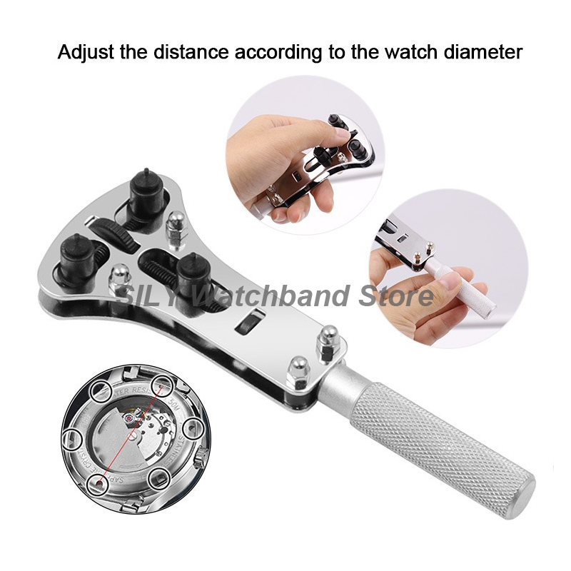 Regulowany otwieracz do dekiel – Watchmaker Repair Tool Kit Case Opener recenzja i cena