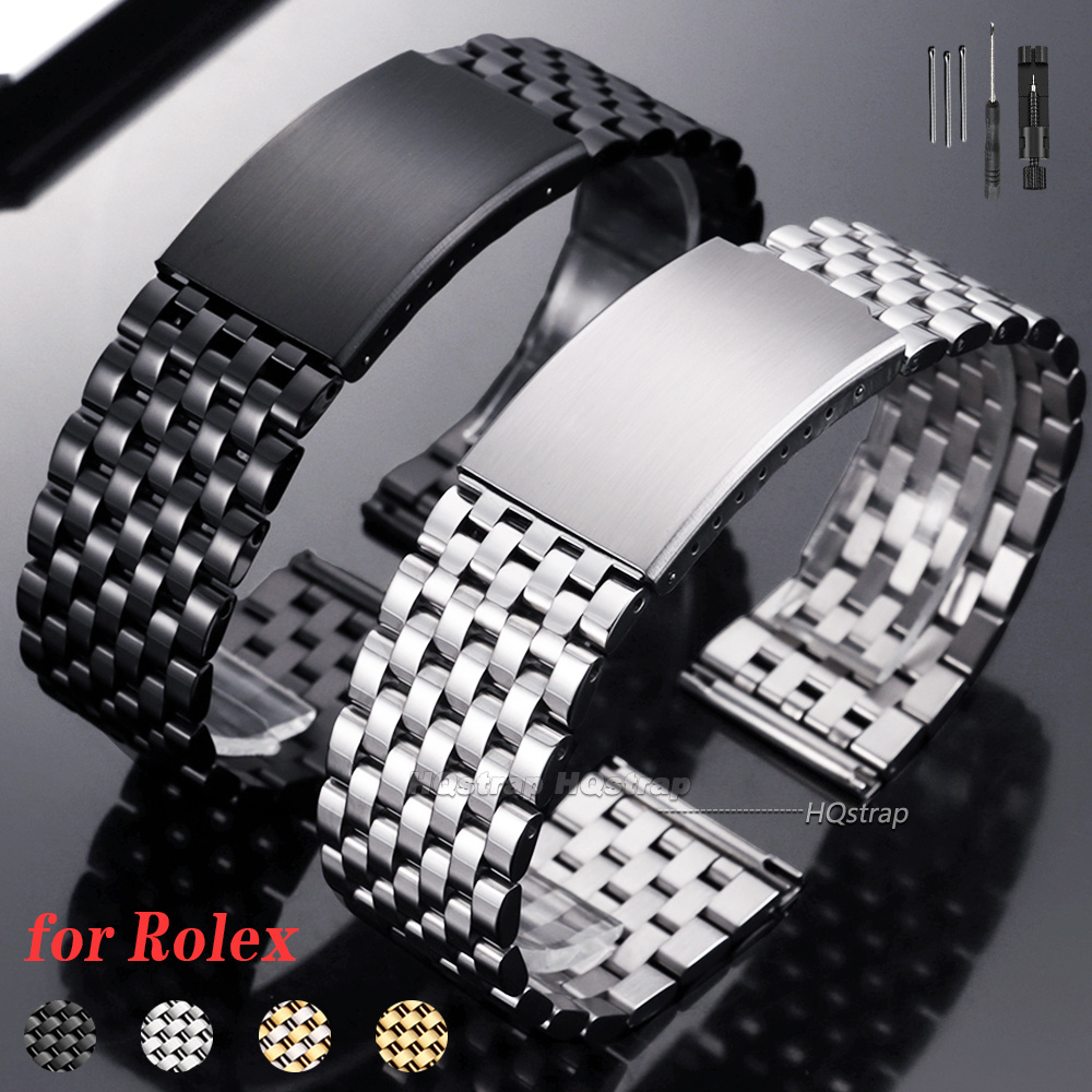 Nowy pasek do zegarka ze stali – Solid Stainless Steel Watch Bracelet Jubilee recenzja i cena