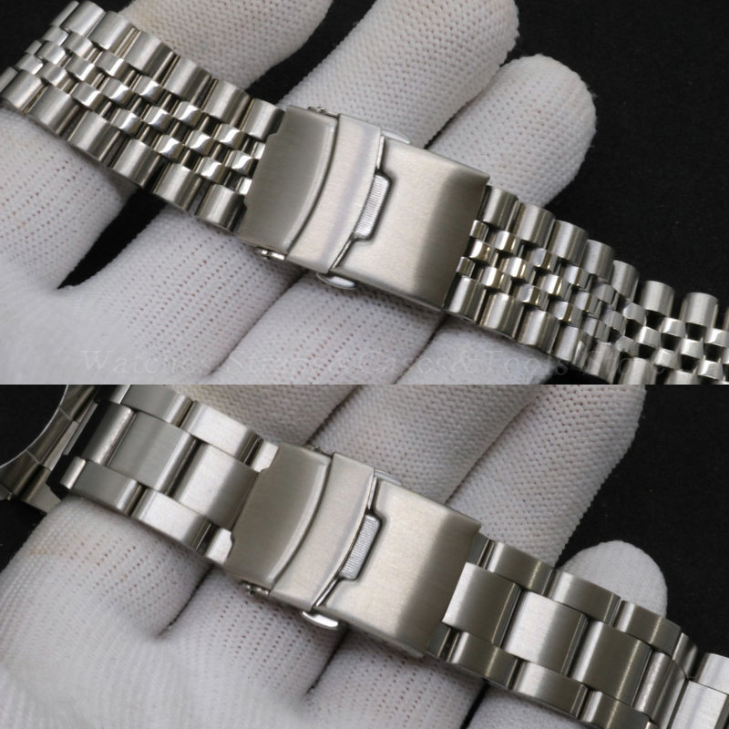 Pasek ze stali nierdzewnej 316 – Solid Stainless Steel Watch Bracelet Jubilee recenzja i cena