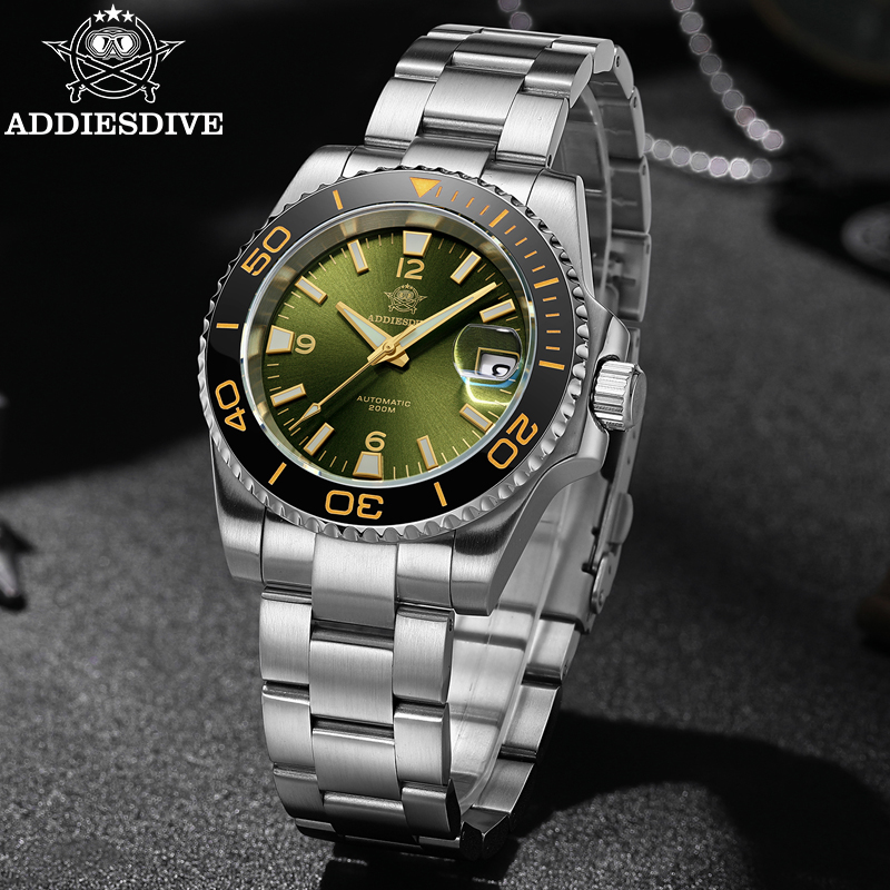 ADDIESDIVE Męski zegarek do nu – Automatic Dive Watch 200M Nh35 Movement recenzja i cena