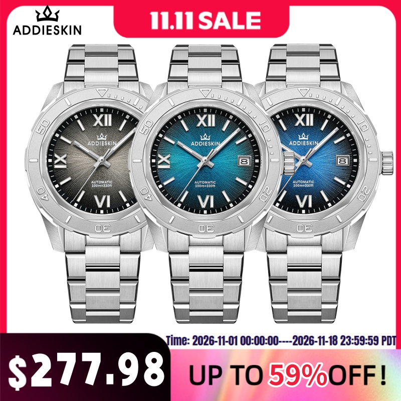 AddiesKin K002 Automatyczny Ze – Men Mechanical Watch Sapphire Crystal recenzja i cena