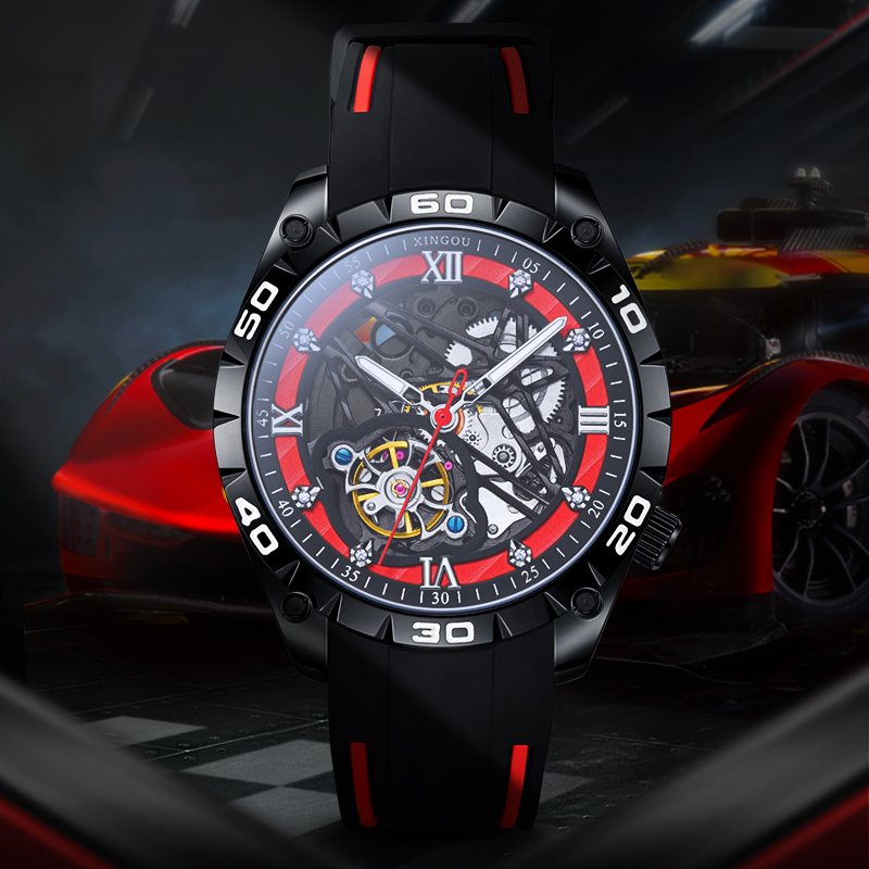 Męski zegarek z szkieletową ta – Skeleton Automatic Watch Luxury Tourbillon recenzja i cena