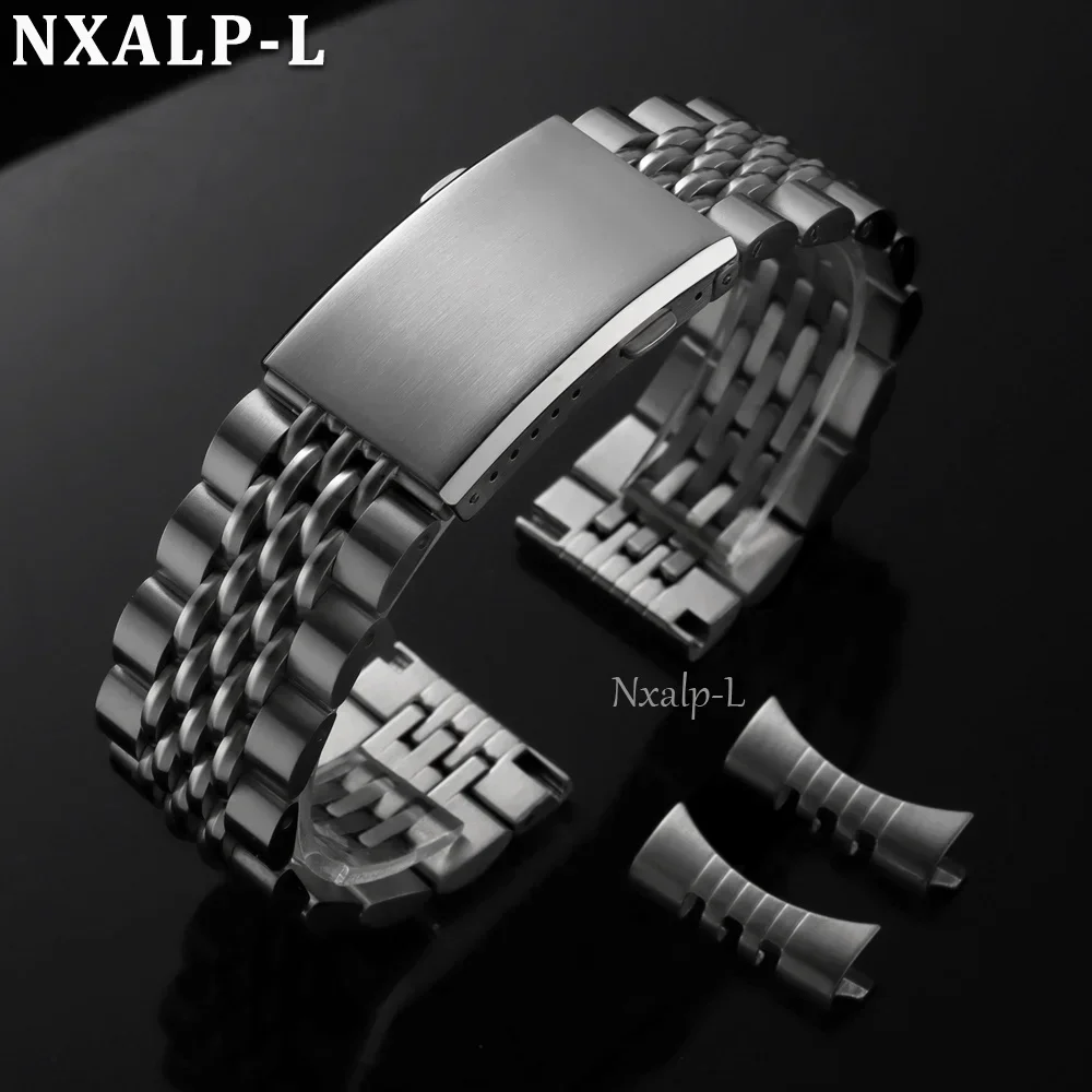 Pasek do zegarka ze stali nier – Solid Stainless Steel Watch Bracelet Jubilee recenzja i cena