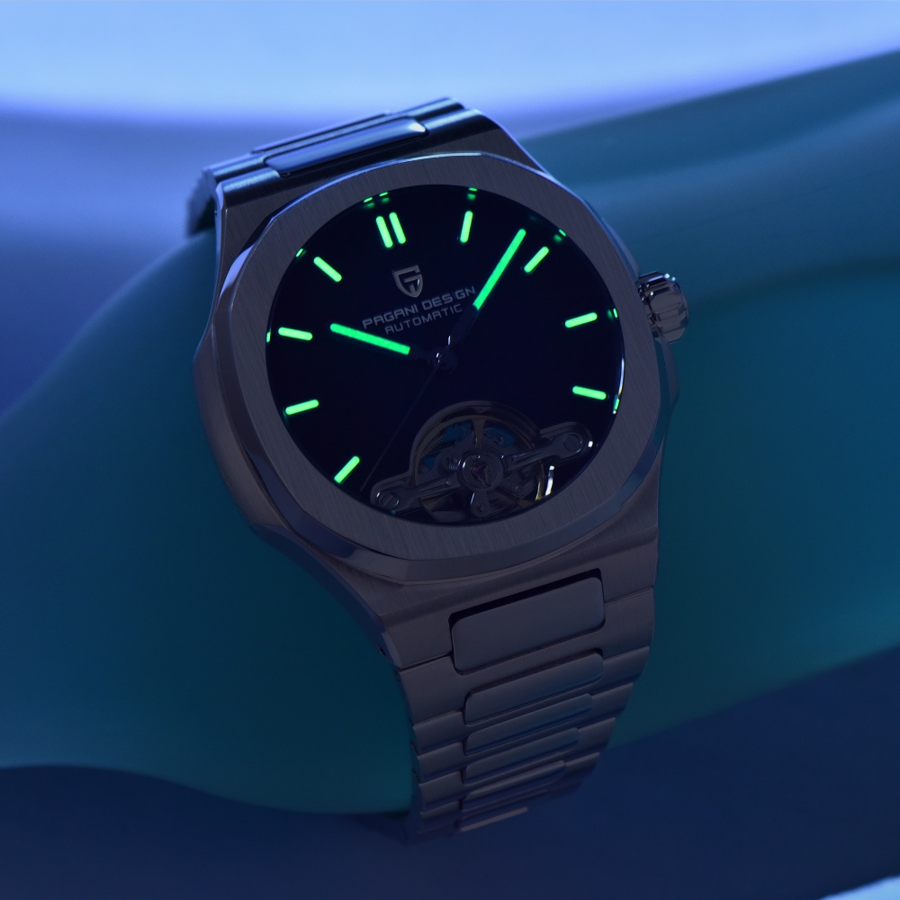 PAGANI DESIGN Nowy Mechaniczny – Skeleton Automatic Watch Luxury Tourbillon recenzja i cena