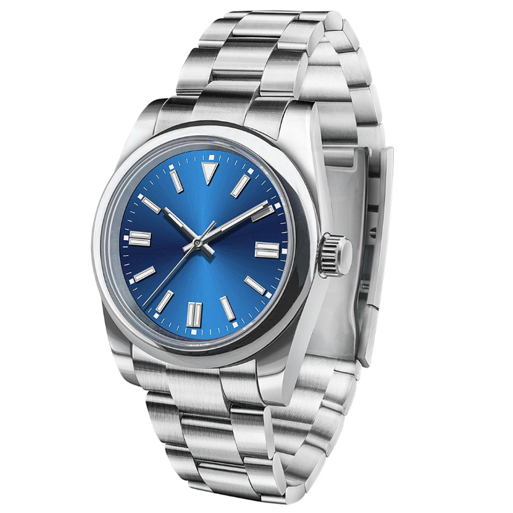 Zegarek męski z własnym logo,  – Men Mechanical Watch Sapphire Crystal recenzja i cena