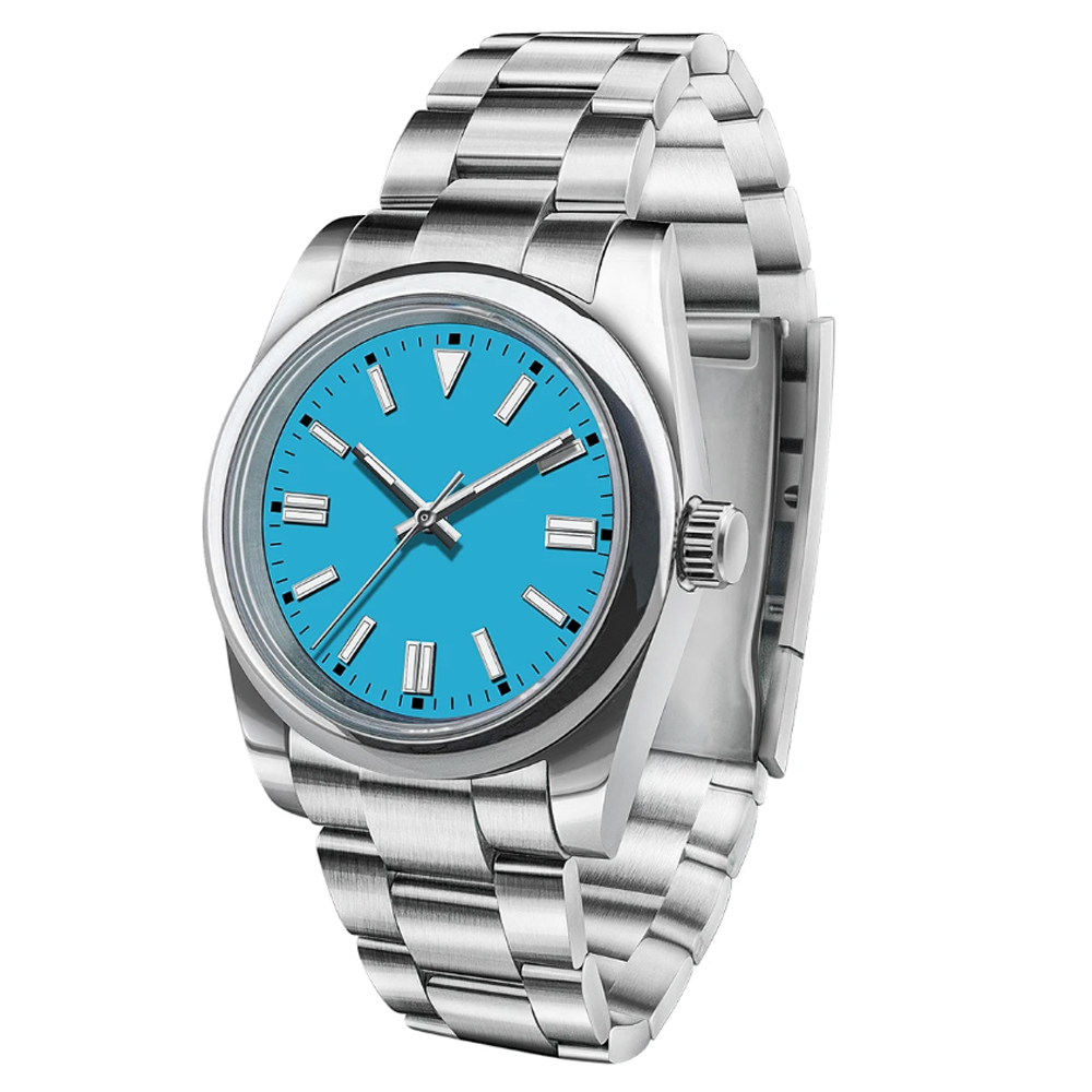 Zegarek męski z własnym logo,  – Men Mechanical Watch Sapphire Crystal recenzja i cena