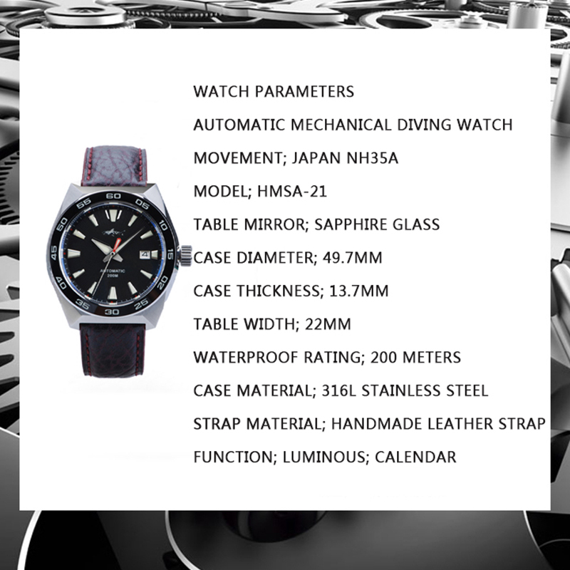 HEIMDALLR Monster męski zegare – Automatic Dive Watch 200M Nh35 Movement recenzja i cena