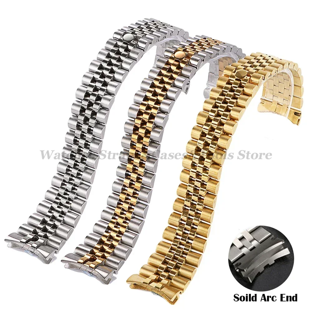 Solidny łukowy pasek ze stali  – Solid Stainless Steel Watch Bracelet Jubilee recenzja i cena