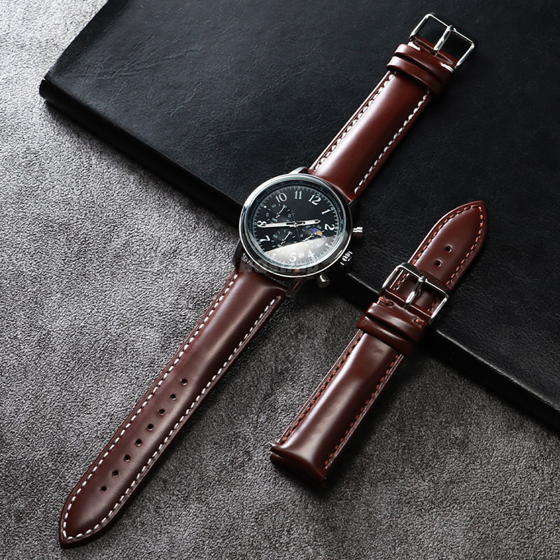 Pasek do zegarka z olejowanej, – Leather Watch Strap Quick Release 20Mm 22Mm recenzja i cena