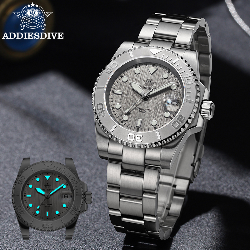 ADDIESDIVE AD2087 Męski Zegare – Men Mechanical Watch Sapphire Crystal recenzja i cena