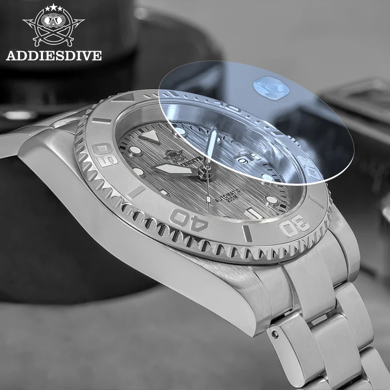 ADDIESDIVE AD2087 Męski Zegare – Men Mechanical Watch Sapphire Crystal recenzja i cena