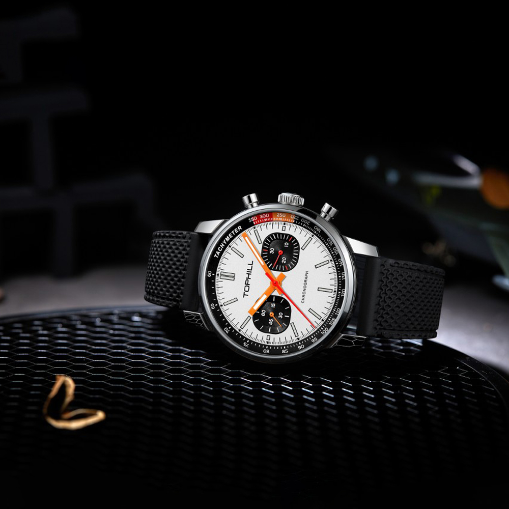 Zegarek męski TOPHILL 40mm Chr – Chronograph Mechanical Watch Seagull 1963 recenzja i cena