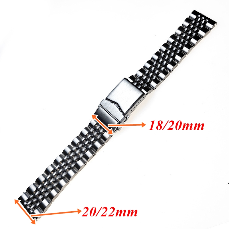 Pasek do zegarka luksusowy ze  – Solid Stainless Steel Watch Bracelet Jubilee recenzja i cena