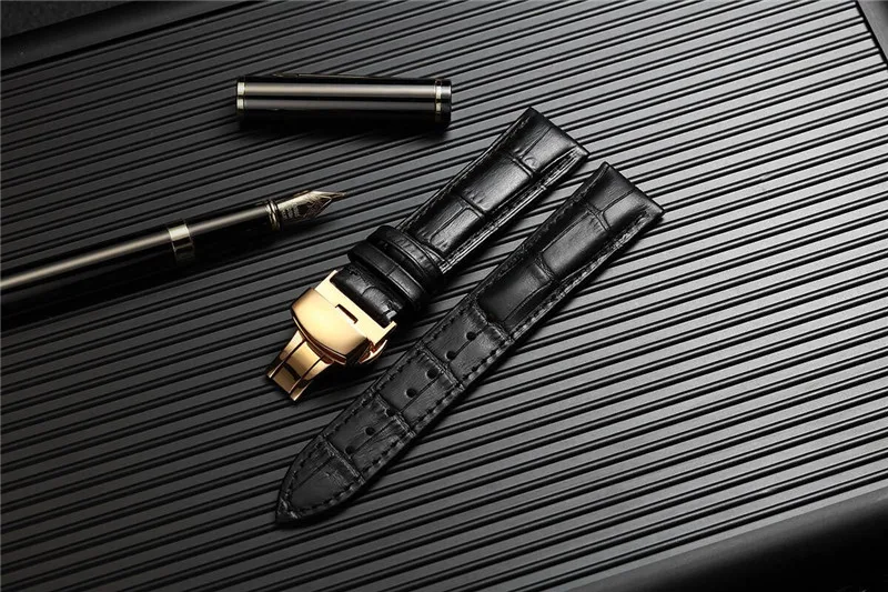 REMZEIM NEW Skórzany pasek do  – Leather Watch Strap Quick Release 20Mm 22Mm recenzja i cena